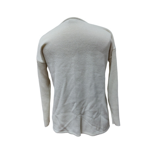 Woman Within White pullover sweater with silver snowflake- size 14/16 medium - Picture 2 of 3